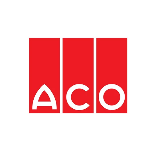 ACO Self Euroline folyóka + horganyzott acél rács 1m + DN100 függőleges kivezetéssel