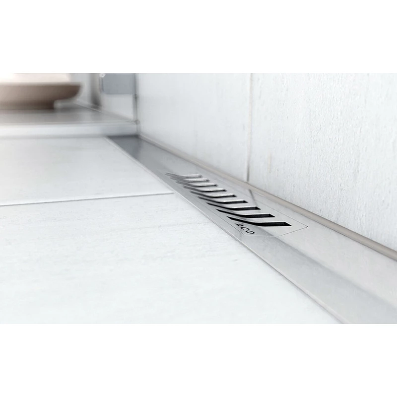 ACO Stripe zuhanyfolyóka profil, rozsdamentes acél 800*55mm