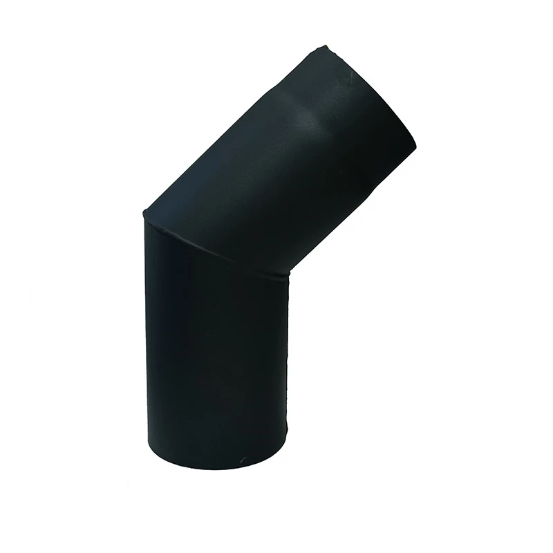 Acél füstcső könyök  150/45°
