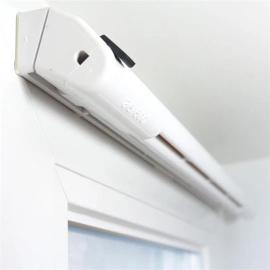 Aereco EMM 716 higroszabályozású légbevezető nyilászáróba, komforttér szellőzéshez, 3-35 m3/h (10 Pa), lezárható, fehér