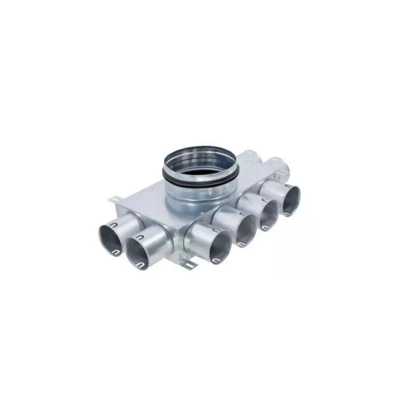 Aereco KL 8x75/160 ISO Lapos hangcsillapított osztó doboz 8 csőcsatlakozással, tömítőgyűrűvel DN 75 / 160