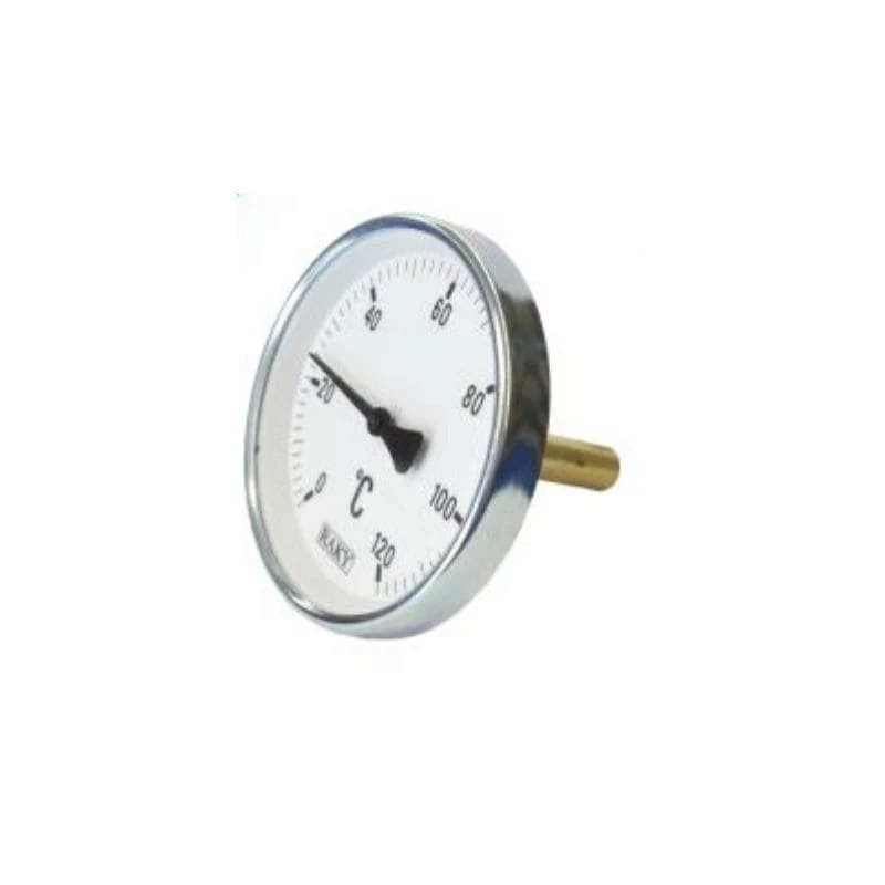 Afriso hőmérő acél BiTh  63 ST   0/ 120°C  40 mm 1/2 AX  KL.2