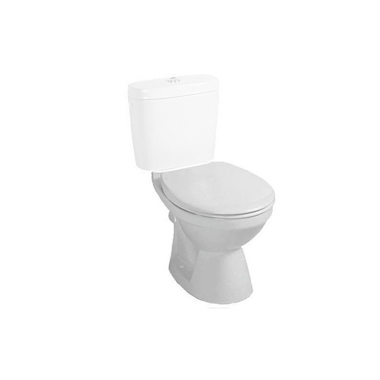 Alföldi mélyöblítésű monoblokk WC csésze, Saval 2.0, Hátsó kifolyású, fehér