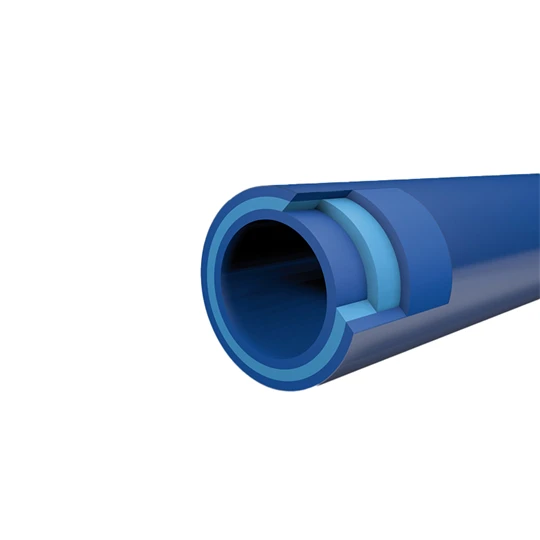 Aquatherm blue pipe MF OT SDR7,4 (oxigéndiffúzió-mentes) cső 25 x 3,5 mm  Üvegszálbetétes, 4 m-es szálban