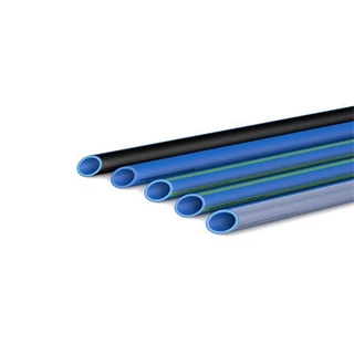 Aquatherm blue pipe MF OT SDR7,4 (oxigéndiffúzió-mentes) cső 25 x 3,5 mm  Üvegszálbetétes, 4 m-es szálban
