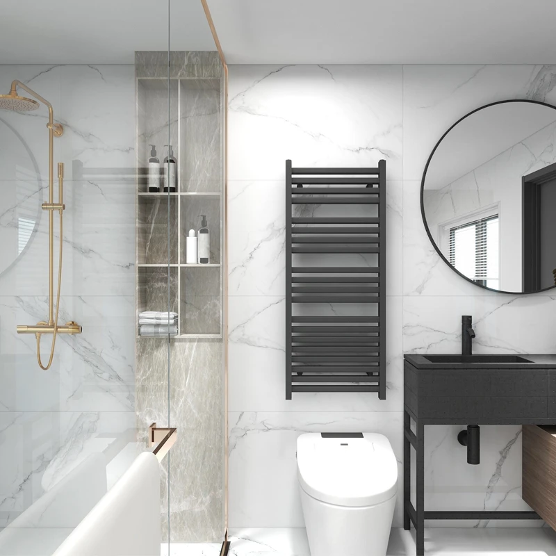 Arezzo design Duo Antracit 1200x500 törölközőszárítós radiátor