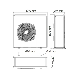 Ariston 24 kW-os fali kombi kondenzációs gázkazán 8,0 kW-os levegő/víz hőszivattyúval,GenusOne Hybrid Plus 24/80 Net R32