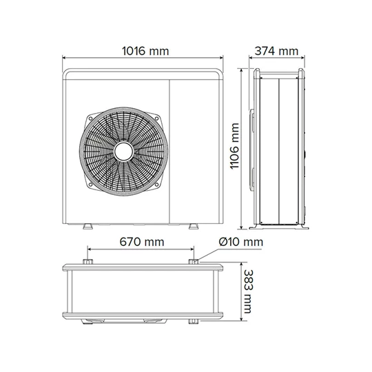 Ariston 24 kW-os fali kombi kondenzációs gázkazán 8,0 kW-os levegő/víz hőszivattyúval,GenusOne Hybrid Plus 24/80 Net R32
