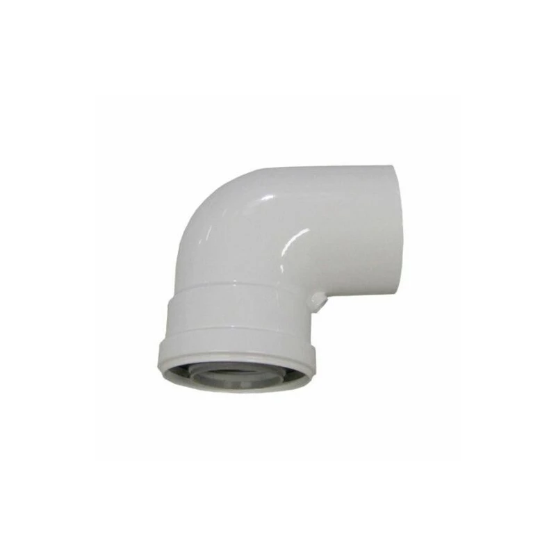 Ariston égéstermék-elvezetés, pps/alu, 80/125 mm, 90°-os könyökidom