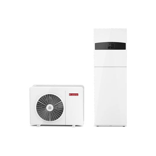 Ariston NIMBUS COMPACT 80 S NET R32 osztott rendszerű split levegő/víz hőszivattyú, 8 kW, beltéri + 180 L HMV, 1 fázis