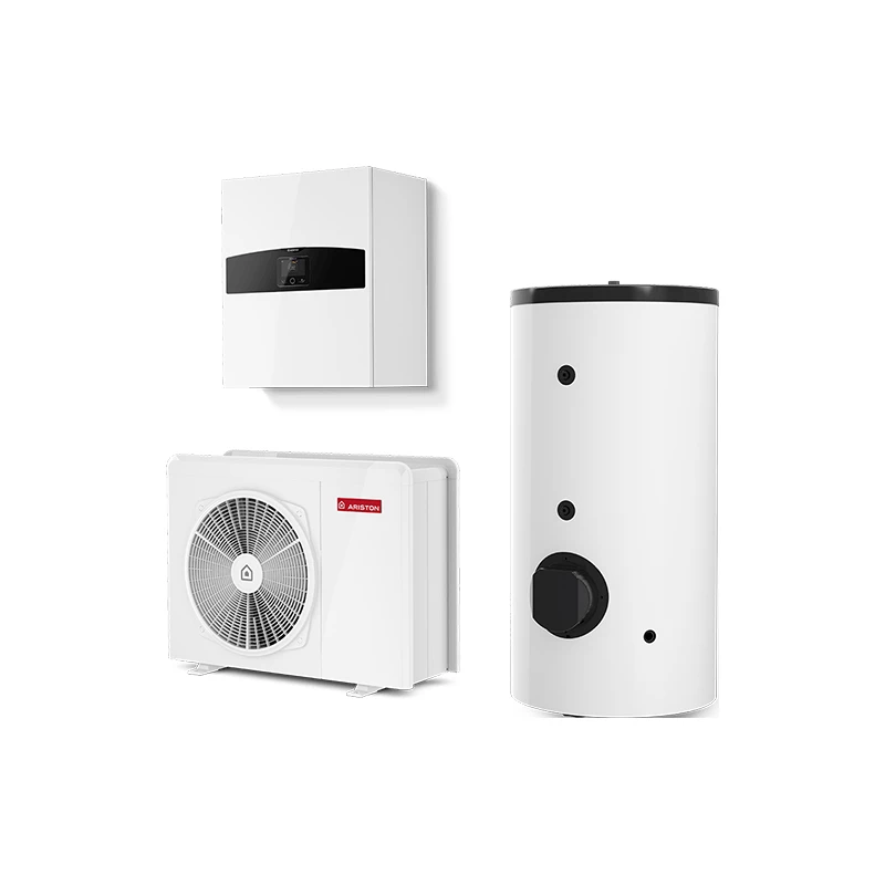 Ariston NIMBUS FLEX 50 S NET R32 osztott split levegő/víz hőszivattyú 5 kW, 1 fűtőkör, 1 fázis, különálló 200 L tároló