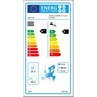 Ariston Nimbus Flex 50 M NET monoblokkos levegő/víz hőszivattyú 