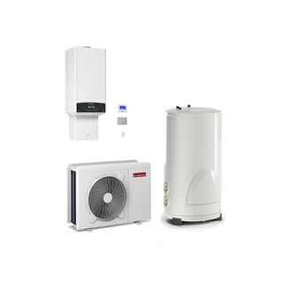 Ariston Genus One Hybrid Flex Net 24-5 hibrid levegő/víz hőszivattyú és kondenzációs gázkazán, wifi rendszerrel