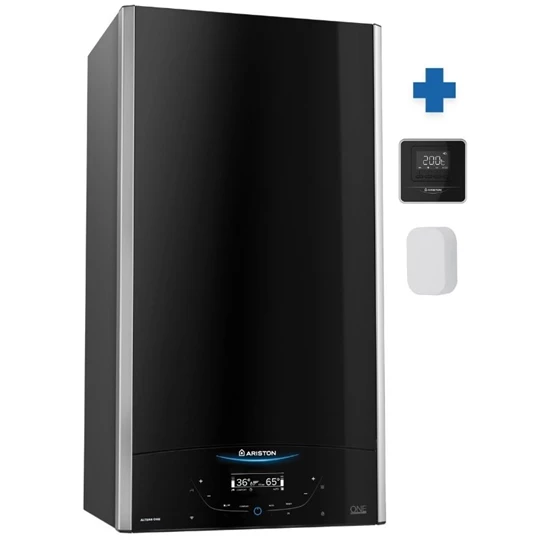 Ariston Alteas One Net 35 kondenzációs kombi gázkazán A+ EU-ERP Wi-Fi + CUBE termosztát