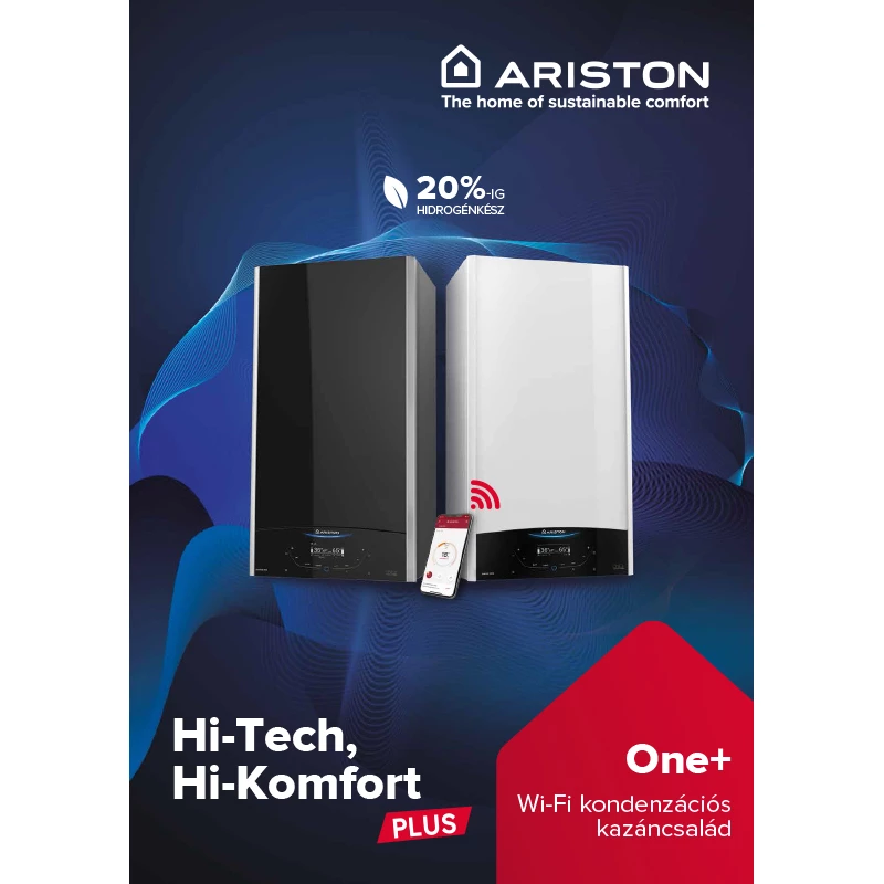 Ariston Genus One + WiFi 35 kondenzációs fali kombi gázkazán