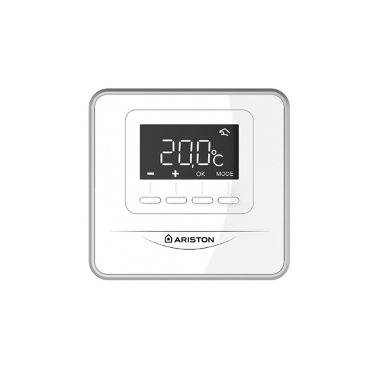 Ariston Cube programozható vezetékes termosztát, fehér - PR