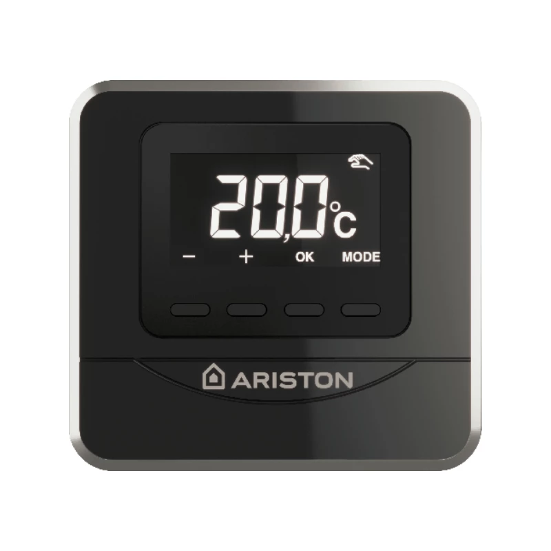 Ariston Cube programozható szobatermosztát, fekete