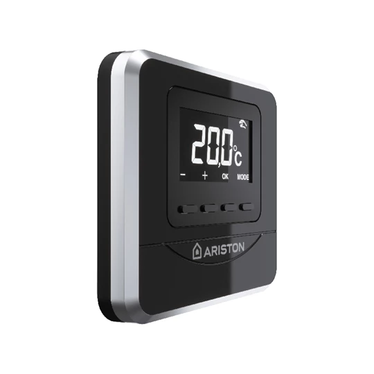 Ariston Cube programozható vezetékes termosztát, fekete - PR