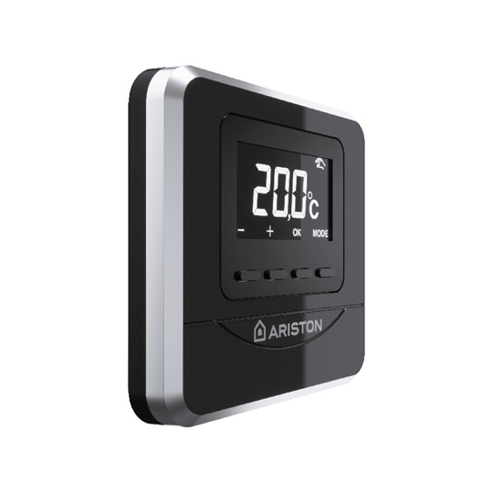 Ariston Cube programozható vezetékes termosztát, fekete - PR