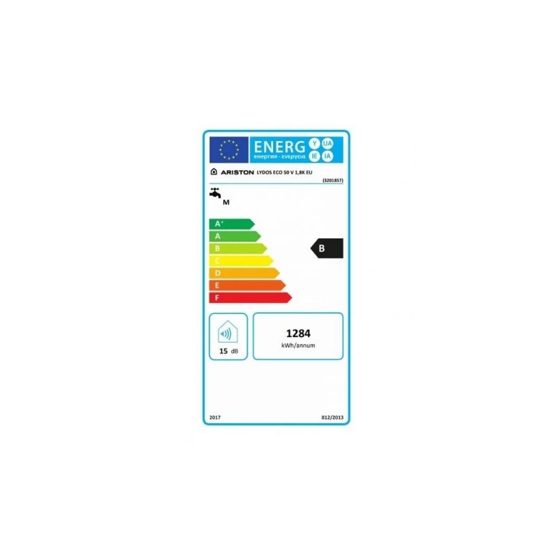 Ariston LYDOS ECO 50 V 1,8K EU villanybojler, 50 literes, Eco funkció, LED kijelzővel