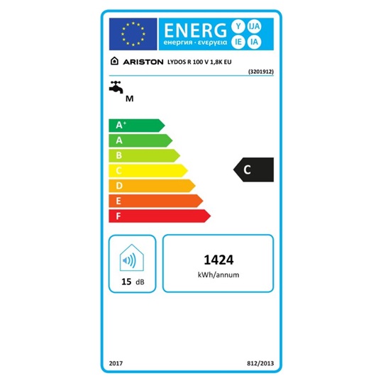 Ariston LYDOS R 100 V 1,8K EU villanybojler, 100 literes