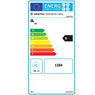 Ariston villanyboiler, LYDOS WIFI 50 V 1,8K EU, 50 literes, Eco funkció, LED kijelző, programozható, WiFi-vel