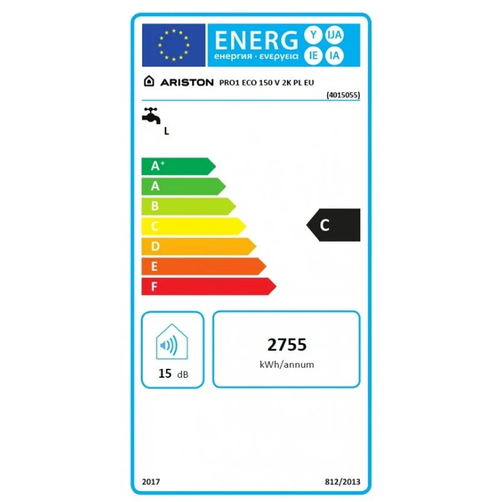Ariston villanyboiler, PRO1 ECO 150 V 2K PL EU