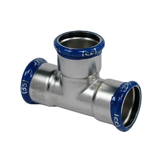 BASE PRESS-M rozsdamentes acél T-idom, egál, 35 mm, 1.4404 - 316L