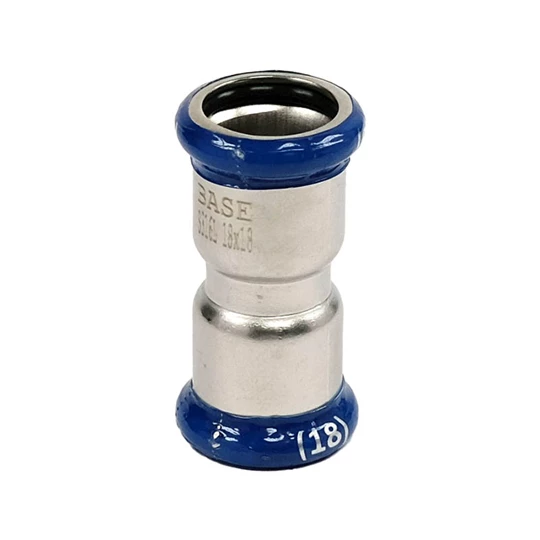 BASE PRESS-M rozsdamentes acél karmantyú, 18 mm, 1.4404 - 316L