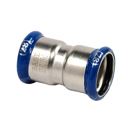 BASE PRESS-M rozsdamentes acél karmantyú, 28 mm, 1.4404 - 316L