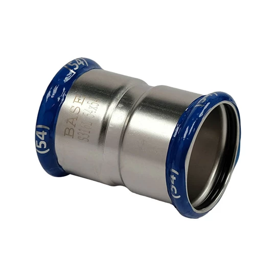 BASE PRESS-M rozsdamentes acél karmantyú, 54 mm, 1.4404 - 316L