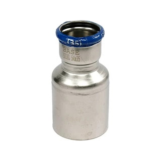 BASE PRESS-M rozsdamentes acél szűkítő idom, 54 - 35 mm, KB, 1.4404 - 316L