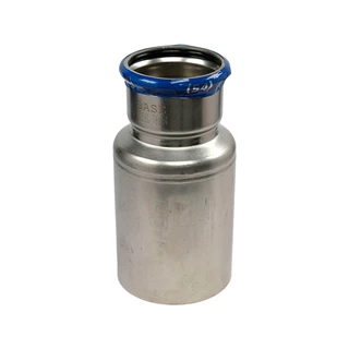 BASE PRESS-M rozsdamentes acél szűkítő idom, 76 - 54 mm, KB, 1.4404 - 316L