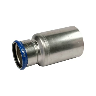 BASE PRESS-M rozsdamentes acél szűkítő idom, 76 - 54 mm, KB, 1.4404 - 316L