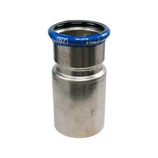 BASE PRESS-M rozsdamentes acél szűkítő idom, 89 - 76 mm, KB, 1.4404 - 316L