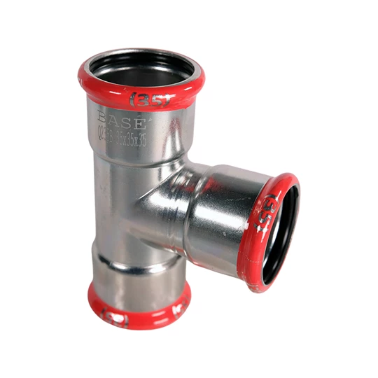 BASE PRESS-M szénacél T-idom, egál, 35 mm, horganyzott