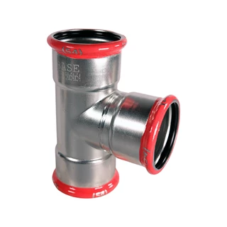 BASE PRESS-M szénacél T-idom, egál, 54 mm, horganyzott