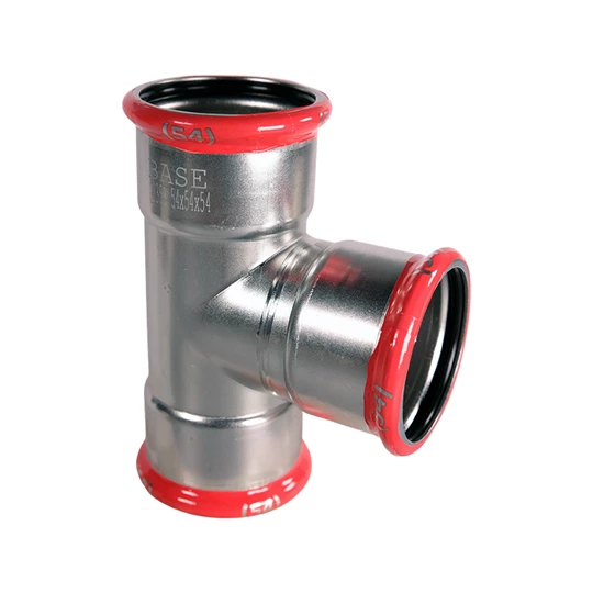 BASE PRESS-M szénacél T-idom, egál, 54 mm, horganyzott