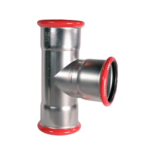 BASE PRESS-M szénacél T-idom, egál, 89 mm, horganyzott