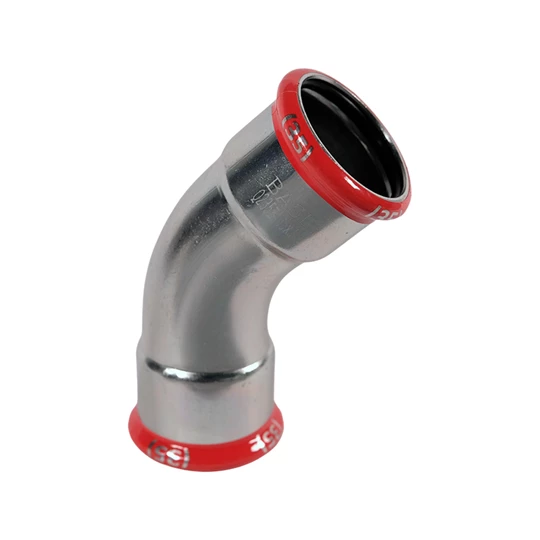 BASE PRESS-M szénacél ív idom, 45°, 35 mm, BB, horganyzott