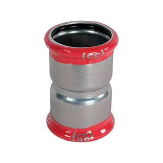 BASE PRESS-M szénacél karmantyú, 35 mm, horganyzott