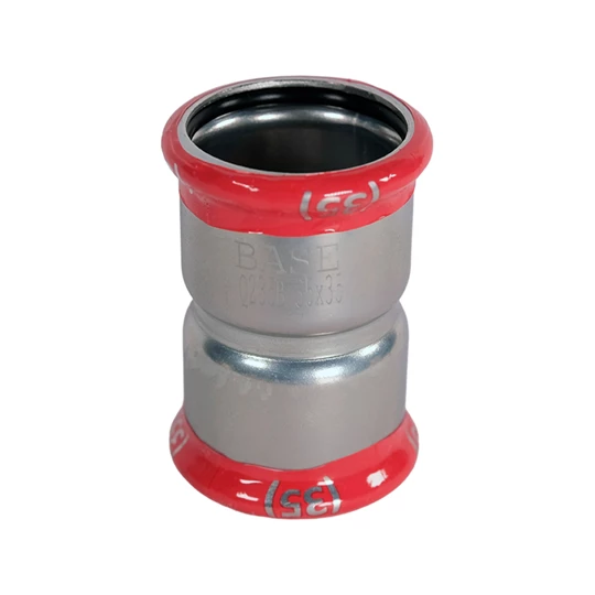 BASE PRESS-M szénacél karmantyú, 35 mm, horganyzott