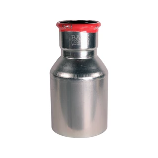 BASE PRESS-M szénacél szűkítő idom, 89 - 54 mm, KB, horganyzott