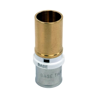 BASE PRESS-TH/U ötrétegű bedugó idom 20 x 22, réz