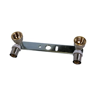 BASE PRESS-TH/U ötrétegű falikorong, szerelt, 16 x 1/2", 153 mm, réz