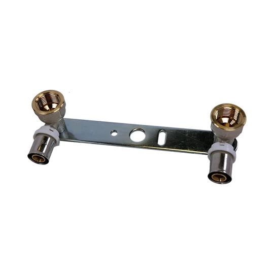 BASE PRESS-TH/U ötrétegű falikorong, szerelt, 16 x 1/2", 153 mm, réz