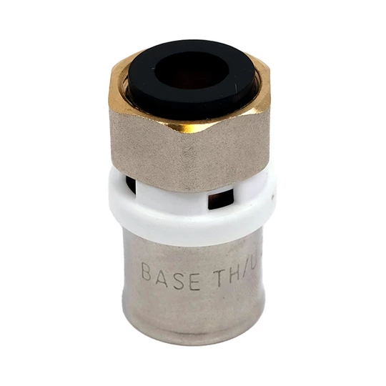 BASE PRESS-TH/U ötrétegű hollandis csatlakozó, 16 x 1/2" , réz