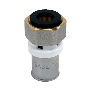 BASE PRESS-TH/U ötrétegű hollandis csatlakozó, 20 x 3/4" , réz