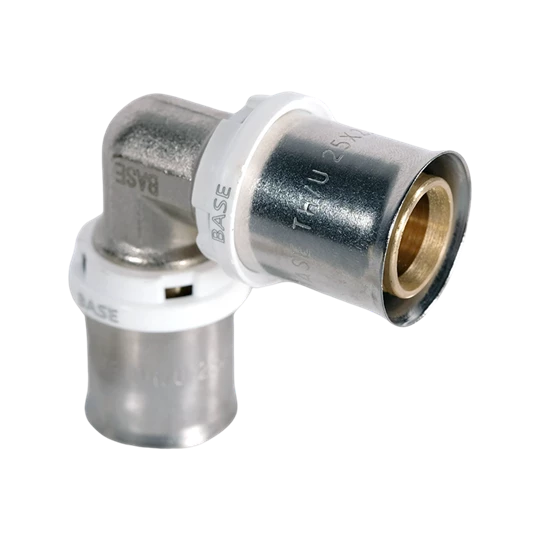 BASE PRESS-TH/U ötrétegű könyök idom, 20, réz