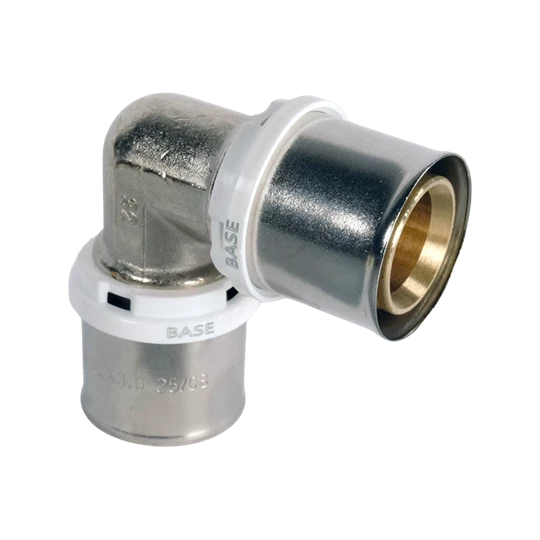 BASE PRESS-TH/U ötrétegű könyök idom, 32, réz